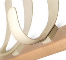 Настенная вешалка Sheffilton SHT-WH22 прозрачный лак/ваниль 4496243001 1