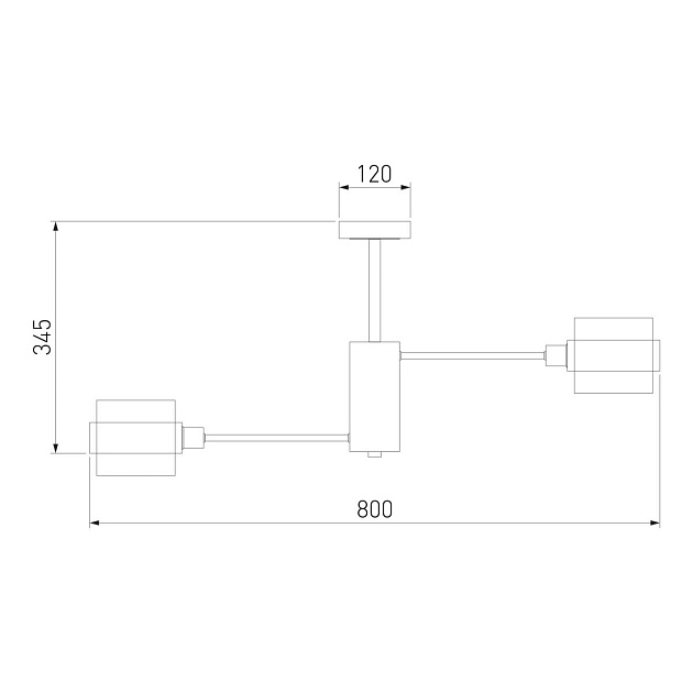 Потолочная люстра Eurosvet Arcada 70127/8 черный изображение 2 Потолочная люстра Eurosvet Arcada 70127/8 черный Фото № 2
