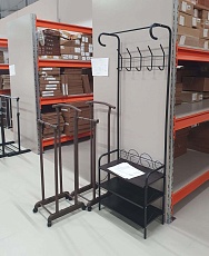 Гардеробная вешалка Sheffilton M-306 черный муар/венге 4030401902 1