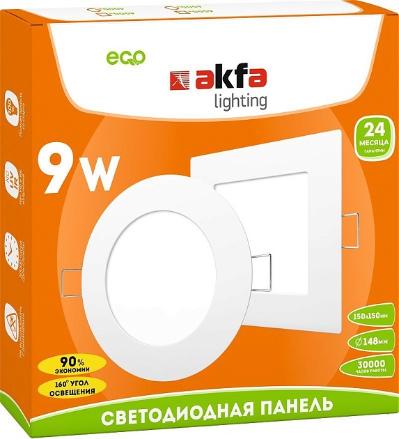 Встраиваемая светодиодная панель Akfa Lighting AK-LPR FLLPR00000025 изображение 2 Встраиваемая светодиодная панель Akfa Lighting AK-LPR FLLPR00000025 Фото № 2
