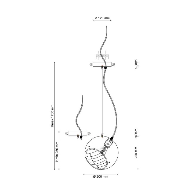 Подвесной светильник Lucia Tucci Narni 1942.1 White Фото № 2
