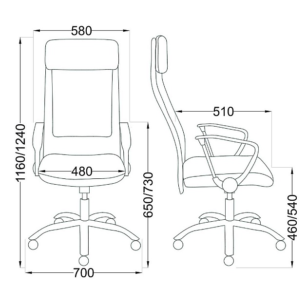 Кресло руководителя AksHome Ergo 83156 Фото № 2