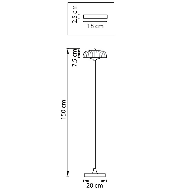 Торшер Lightstar Acrile 738773 Фото № 6