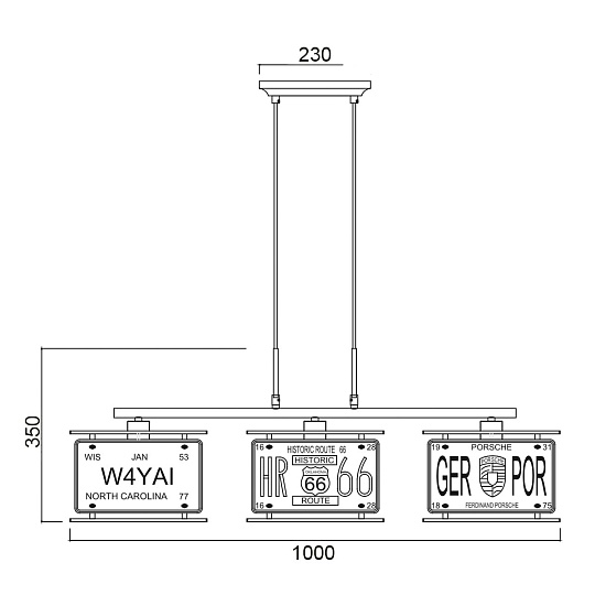 Подвесной светильник Vele Luce Boom VL6372P03 Фото № 5