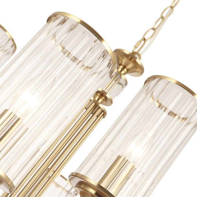 Подвесная люстра Crystal Lux Gloria SP9 Brass Фото № 3