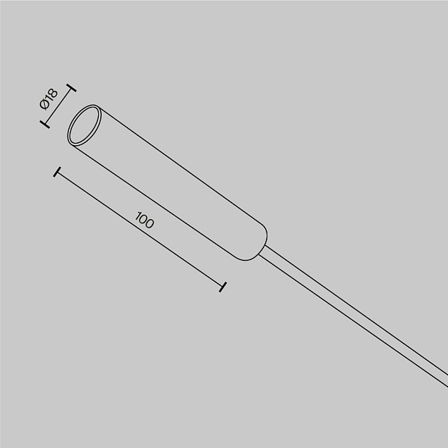 Заглушка с питанием Maytoni Technical CA003EC-B Фото № 3