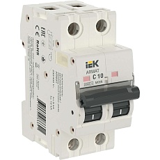ARMAT Автоматический выключатель M06N 2P C 10А IEK AR-M06N-2-C010