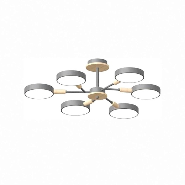 Потолочный cветильник LED4U L3218-740 GR Фото № 1