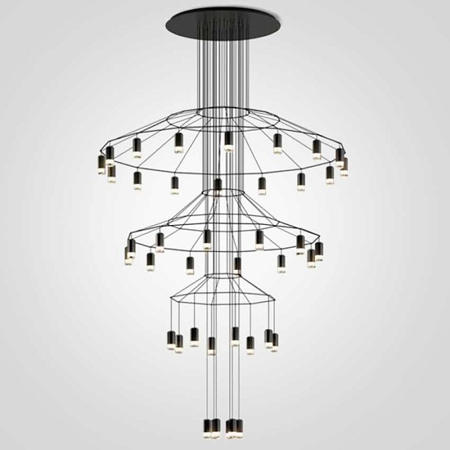 Подвесная люстра Imperium Loft Vibia Wireflow 75393-22 изображение 1 Подвесная люстра Imperium Loft Vibia Wireflow 75393-22 Фото № 1