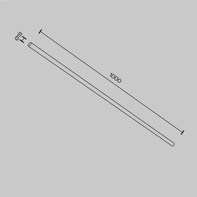 Соединитель Maytoni Technical CA001-L1000-BS Фото № 5