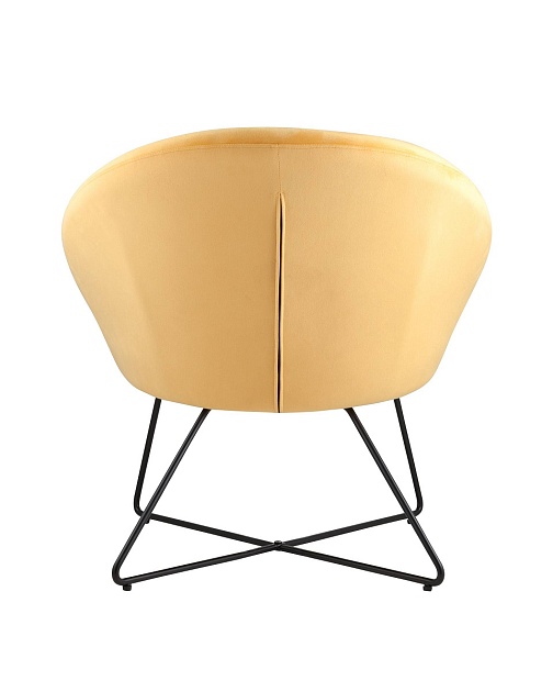 Кресло Stool Group Колумбия вельвет оранжевый DOUMBIA HLR-22 Фото № 4
