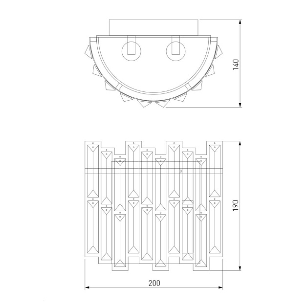 Настенный светильник Bogates Zolletta 339/2 Фото № 2