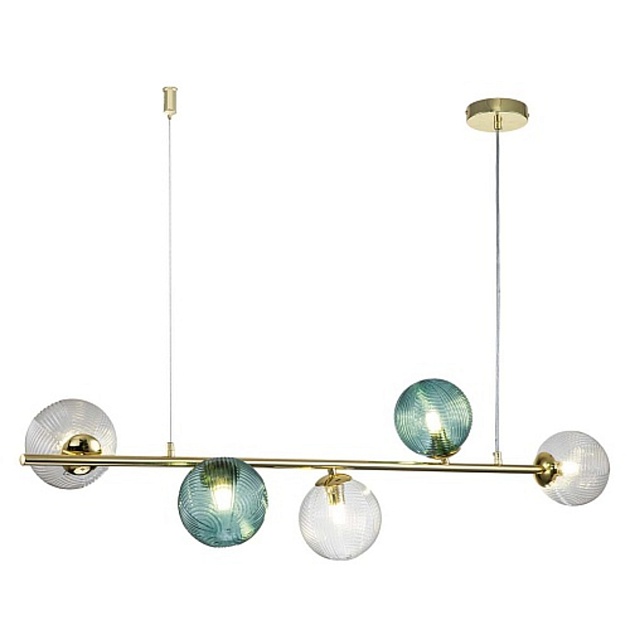 Подвесная люстра Indigo Selva 11032/5PL Gold V000297 Фото № 1