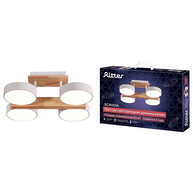 Потолочная люстра Ritter SCANDIA 51626 6 изображение 1 Потолочная люстра Ritter SCANDIA 51626 6 Фото № 1