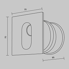 Уличный светодиодный светильник Maytoni Via Urbana O022-L3W 2
