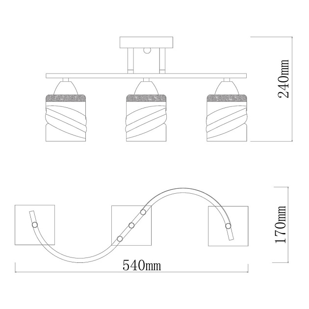 Потолочная люстра De City Тетро 673016903 изображение 8 Потолочная люстра De City Тетро 673016903 Фото № 8