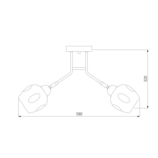 Потолочная люстра Eurosvet Marci 30164/5 хром Фото № 2