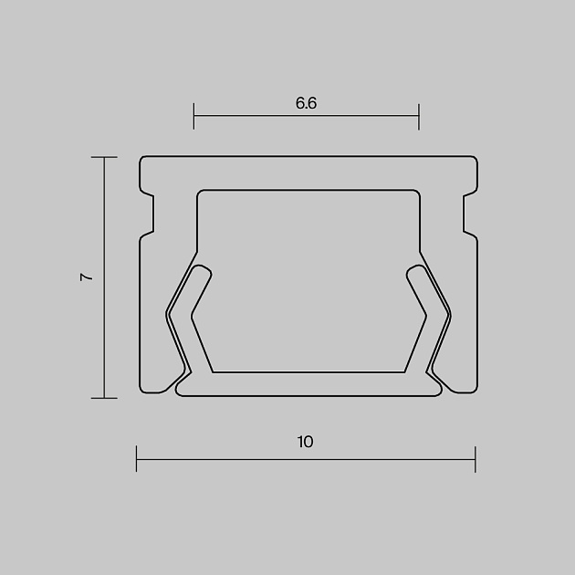 Алюминиевый профиль Maytoni Led Strip 631001 изображение 5 Алюминиевый профиль Maytoni Led Strip 631001 Фото № 5