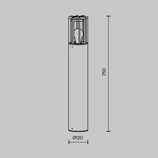 Уличный светильник Maytoni Barrel O453FL-01GF Фото № 2