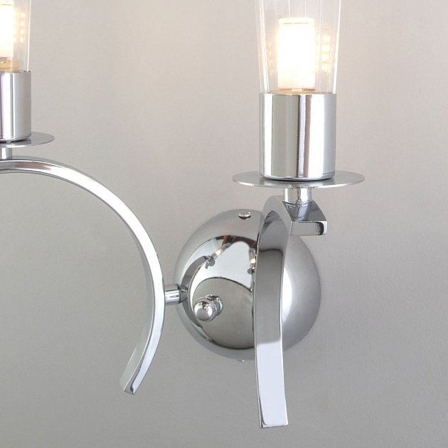 Бра Eurosvet Rosher 60141/2 хром Фото № 4