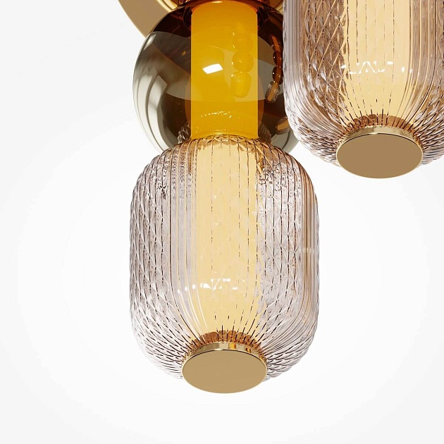 Потолочная светодиодная люстра Maytoni Drop MOD273CL-L60G3K изображение 3 Потолочная светодиодная люстра Maytoni Drop MOD273CL-L60G3K Фото № 3