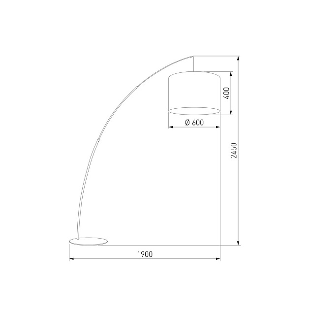 Торшер TK Lighting 6097 Moby Фото № 2