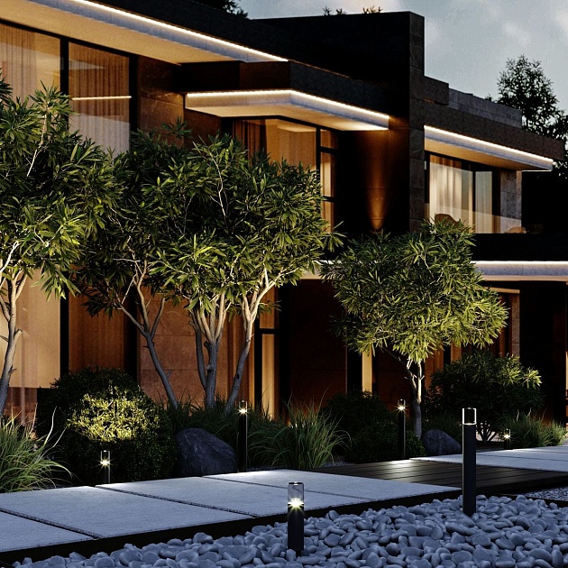 Ландшафтный светодиодный светильник Elektrostandard Hidden 35166/F a066036 Фото № 4