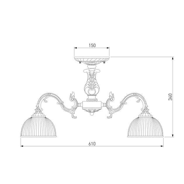 Потолочная люстра Eurosvet Caldera 60106/5 античная бронза изображение 2 Потолочная люстра Eurosvet Caldera 60106/5 античная бронза Фото № 2