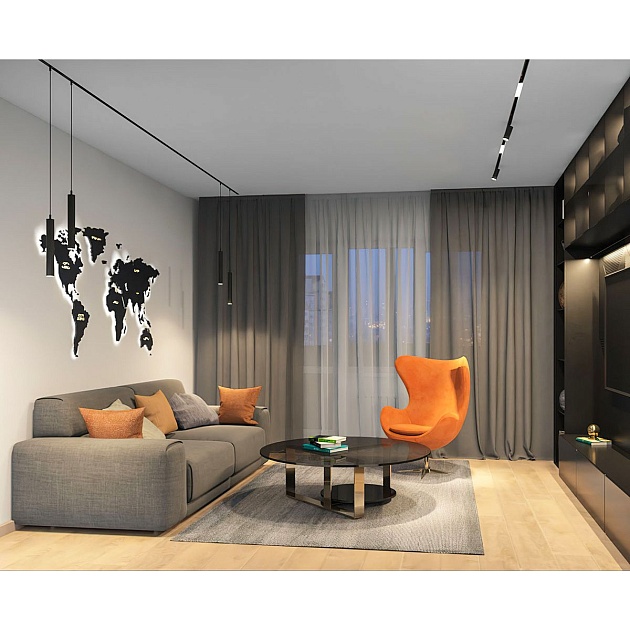 Трековый светодиодный светильник Denkirs Smart Spot DK8008-BK Фото № 11