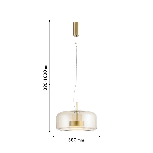 Подвесной светодиодный светильник Favourite Reflex 4235-2P Фото № 2