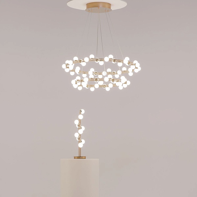 Подвесная светодиодная люстра Maytoni Tessara MOD081PL-L84G3K Фото № 2