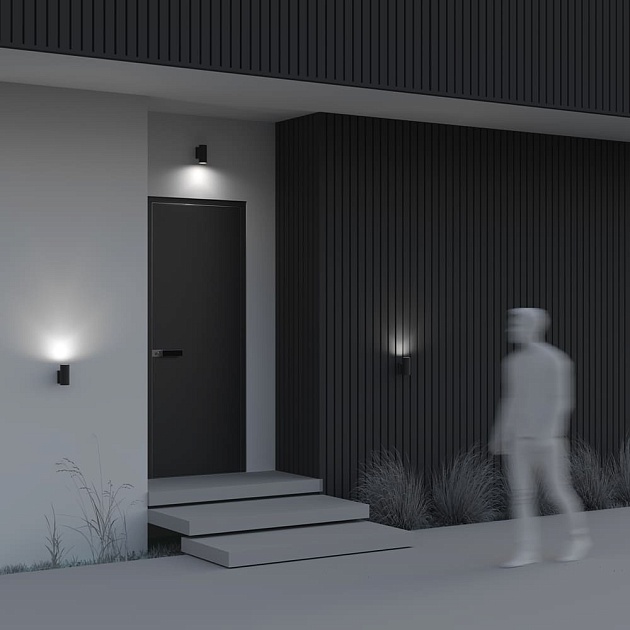 Уличный настенный светильник Maytoni Bowery O574WL-01GR Фото № 4