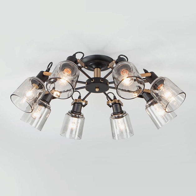 Потолочная люстра Eurosvet Astor 70111/8 черный изображение 1 Потолочная люстра Eurosvet Astor 70111/8 черный Фото № 1