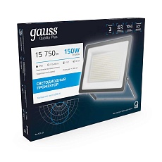 Прожектор светодиодный Gauss Qplus 150W 6500К 690511150 4