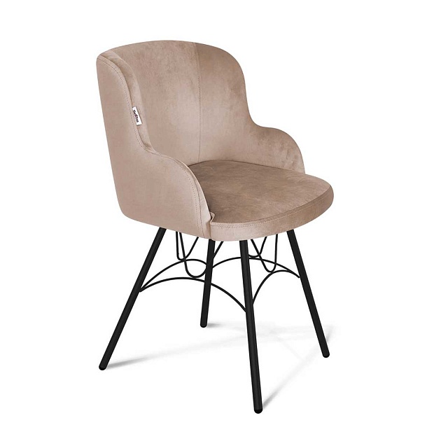 Кухонный стул Sheffilton SHT-ST39/S100 латте/черный муар 7056079302 изображение 1 Кухонный стул Sheffilton SHT-ST39/S100 латте/черный муар 7056079302 Фото № 1