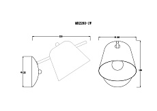 Бра MyFar Clementine MR2280-1W 1