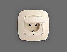 Лицевая панель розетки AMBRELLA VOLT OP3080 1