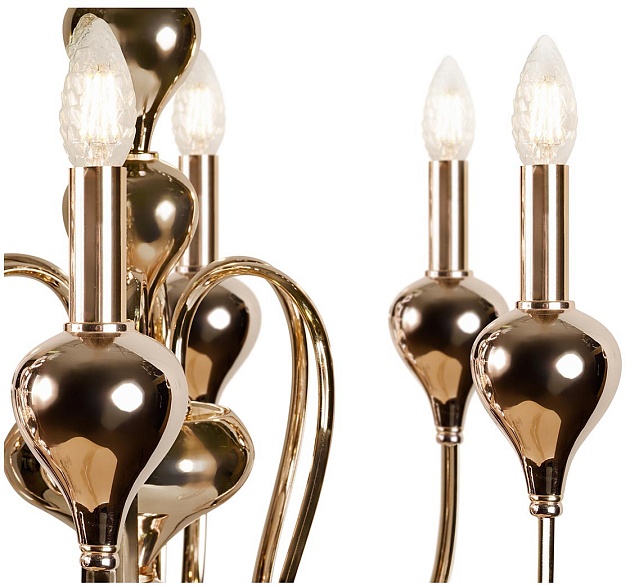 Подвесная люстра iLamp Lady 88003-6 GD Фото № 2