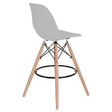 Стул барный DOBRIN DSW BAR (ножки светлый бук, цвет сиденья светло-серый (GR-01)) 638GPP-LMZL DSW BAR 2