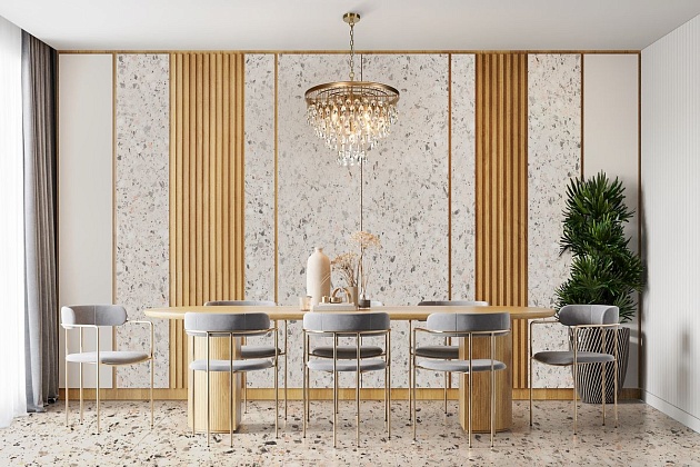 Подвесная люстра Maytoni Linn MOD091PL-07G Фото № 4