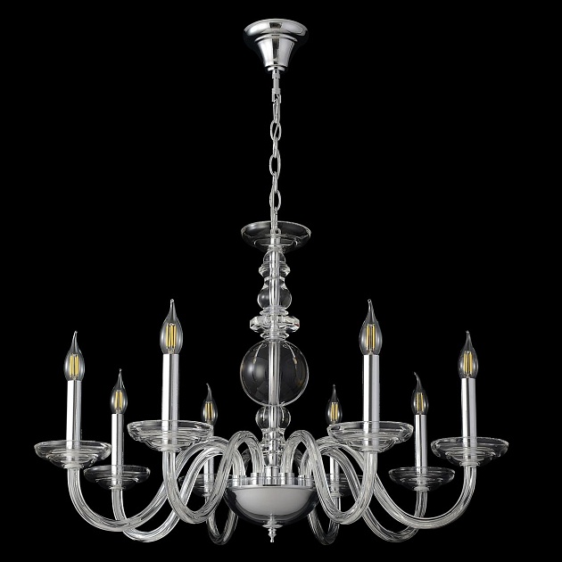 Подвесная люстра Crystal Lux ARABESQUE SP8 CHROME изображение 6 Подвесная люстра Crystal Lux ARABESQUE SP8 CHROME Фото № 6