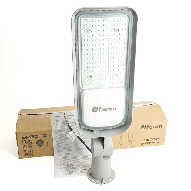 Уличный светодиодный консольный светильник Feron SP3060 48686 Фото № 2