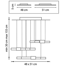 Подвесной светодиодный светильник Lightstar Favo 750222 4