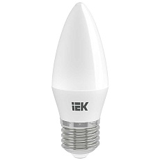 Лампа светодиодная IEK E27 9W 3000K матовая LLE-C35-9-230-30-E27 2