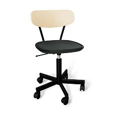 Детское кресло Sheffilton SHT-ST85-2/S121М бежевый/черный/черный муар 4236788702