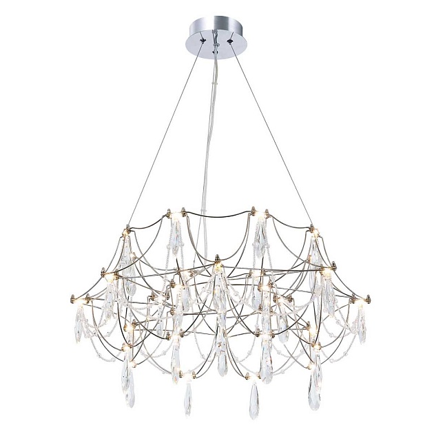 Подвесная светодиодная люстра Modelux Premium ML.5603.600P СН изображение 1 Подвесная светодиодная люстра Modelux Premium ML.5603.600P СН Фото № 1