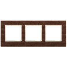Рамка 3-постовая ЭРА Elegance 14-5303-09 Б0034580 1