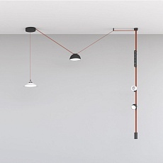 Трековый светодиодный светильник Denkirs Belty Flow DK5565-WH+BK 1