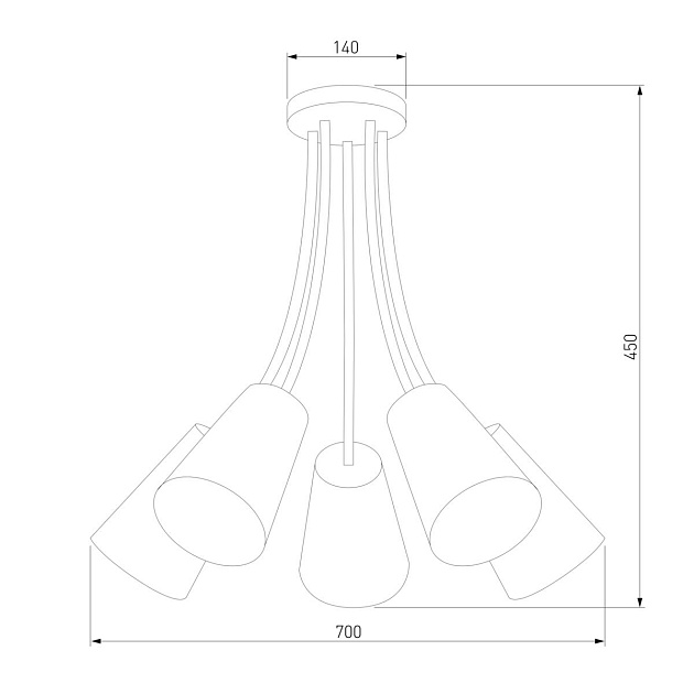 Потолочный светильник TK Lighting 2107 Wire Colour изображение 2 Потолочный светильник TK Lighting 2107 Wire Colour Фото № 2