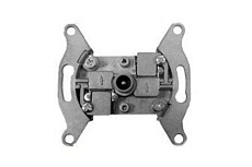 ТВ-розетка проходная Liregus Retro коричневый омбре 29-027 1